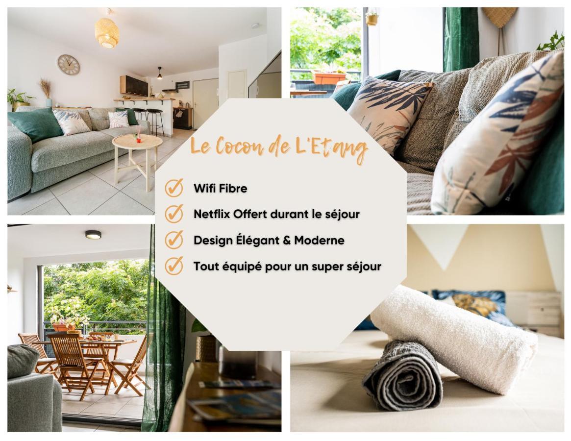 Le Cocon De L'Etang Apartment Bout de l'Etang Luaran gambar